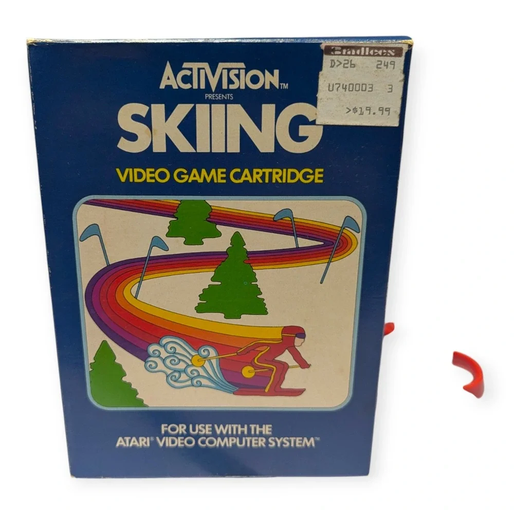 Activision Skiing Atari‎ 2600 Video Game CIB Complete Box Manual 1980 Vintage